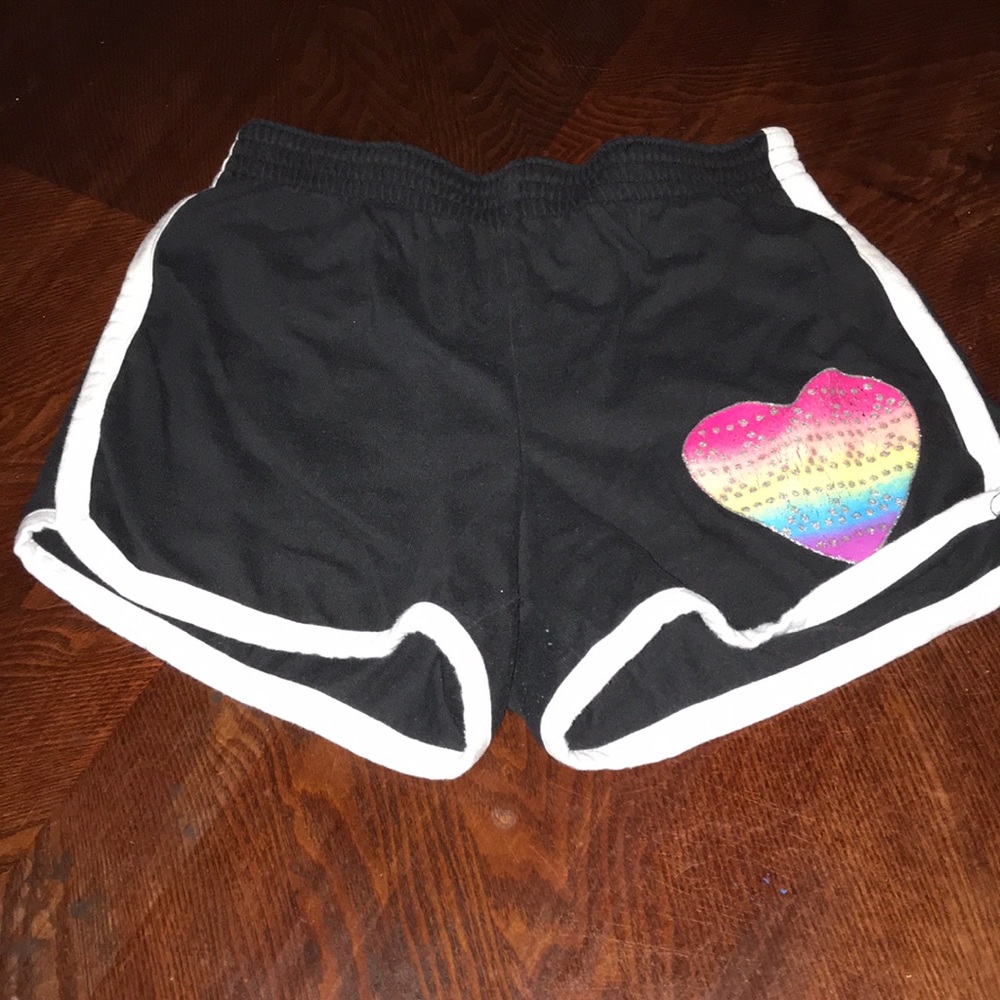 Black pajama shorts